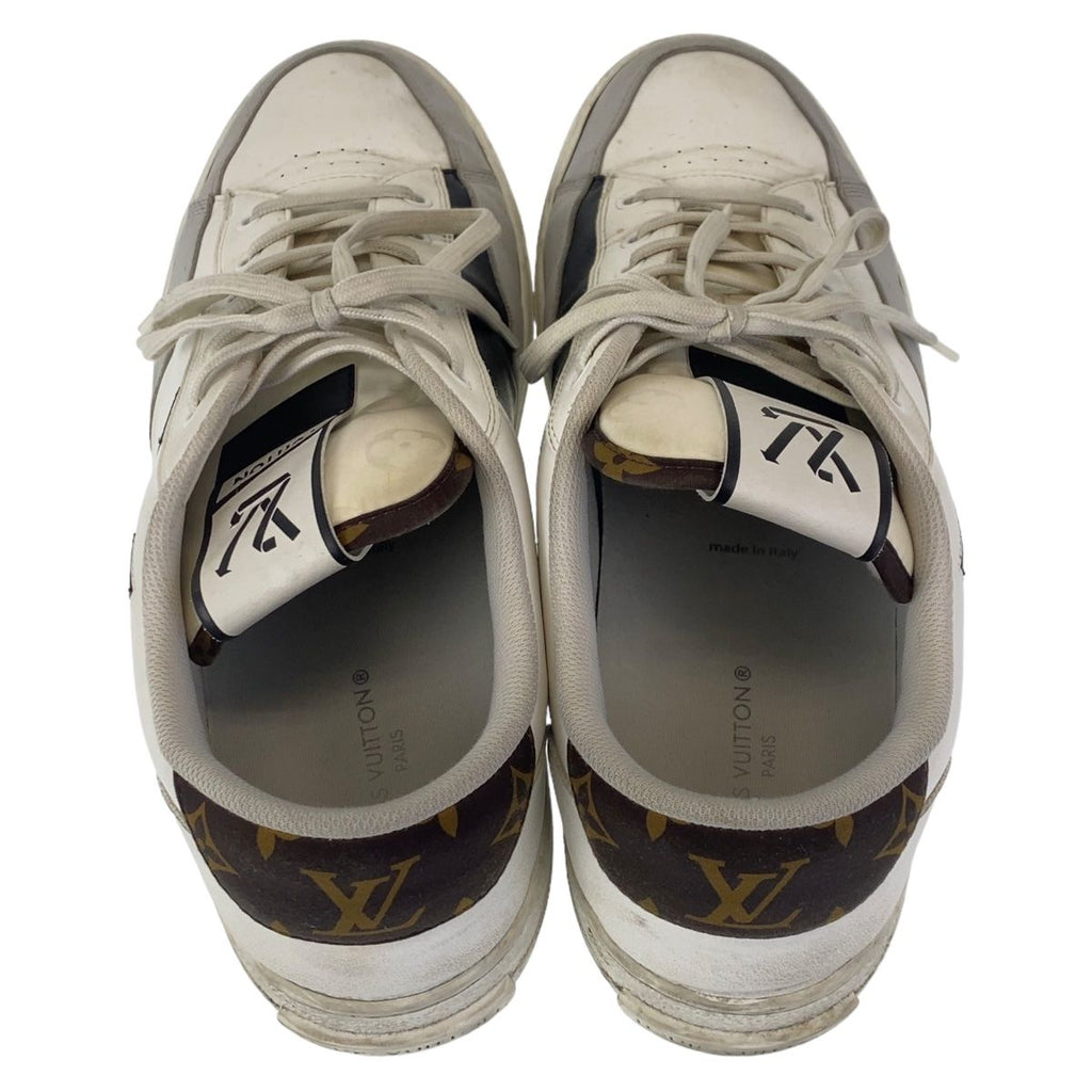 Louis Vuitton Charlie Line White Multicolor Leather Sneakers Low Cut — view 4