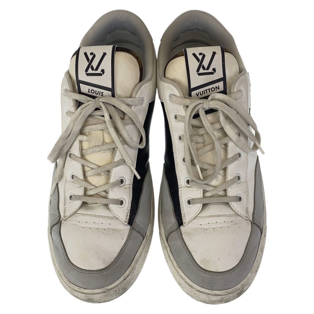 Louis Vuitton Charlie Line White Multicolor Leather Sneakers Low Cut — view 2
