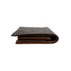 Louis Vuitton Monogram Bifold Wallet Cult Cles Monet Brown — view 6