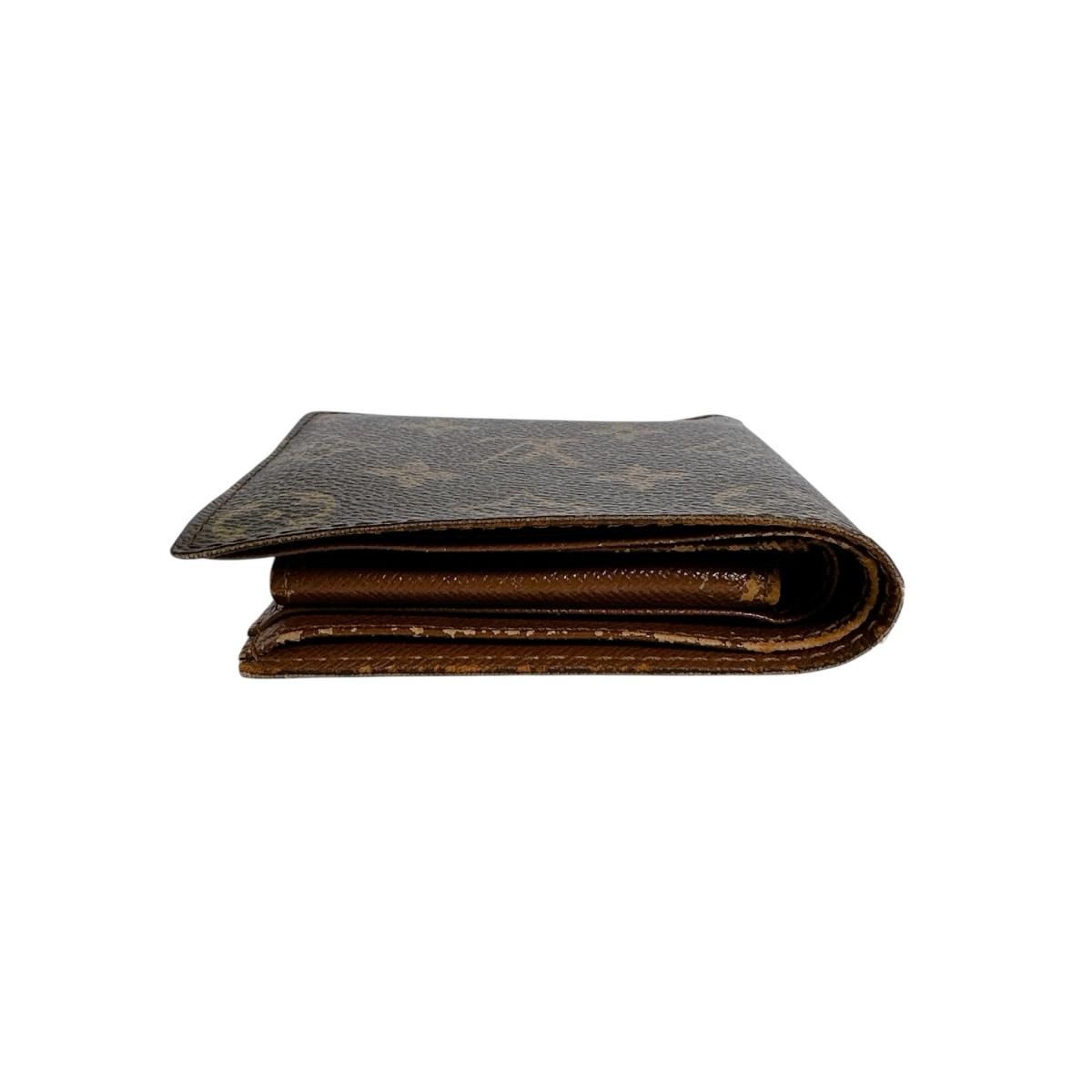 Louis Vuitton Monogram Bifold Wallet Cult Cles Monet Brown — view 6