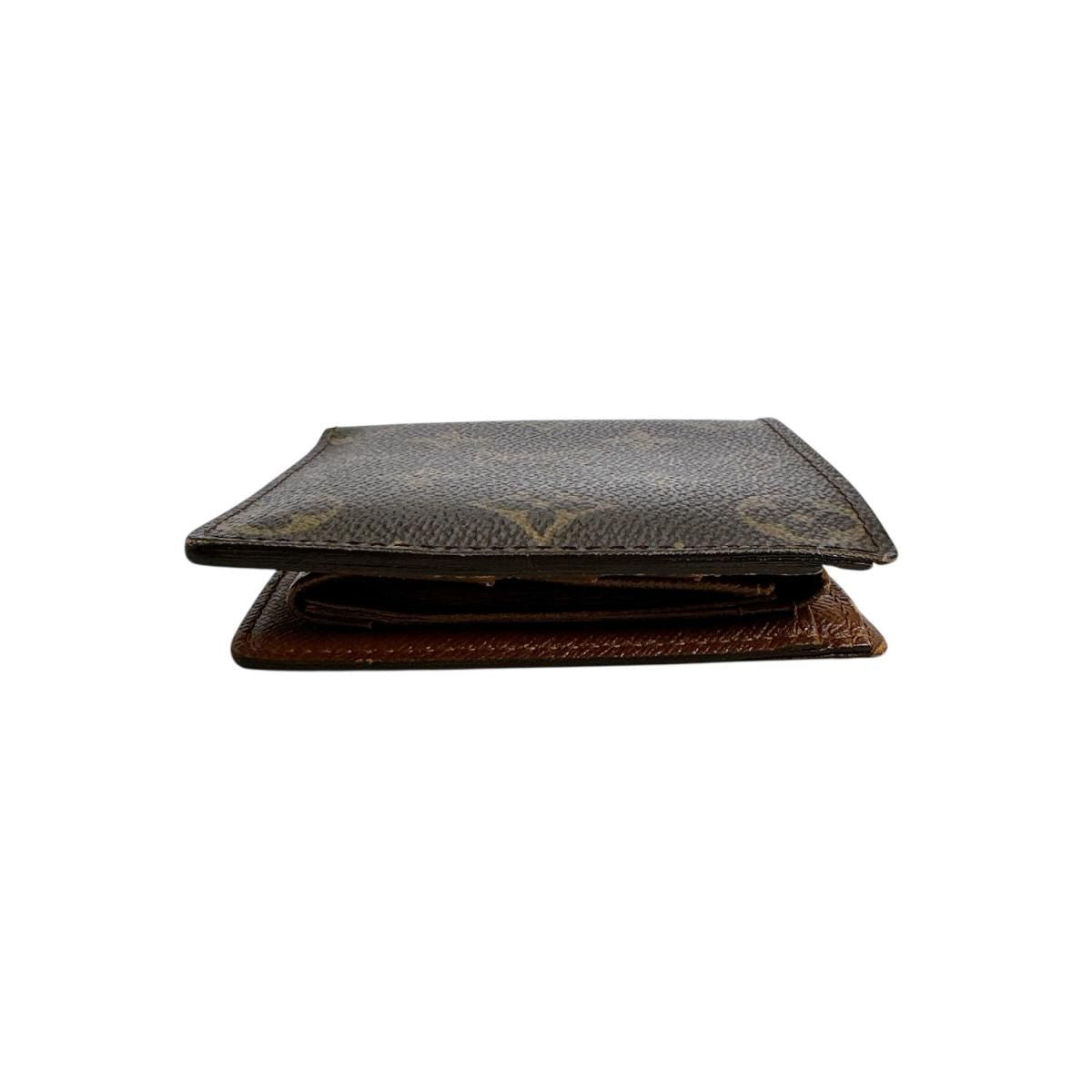 Louis Vuitton Monogram Bifold Wallet Cult Cles Monet Brown — view 5