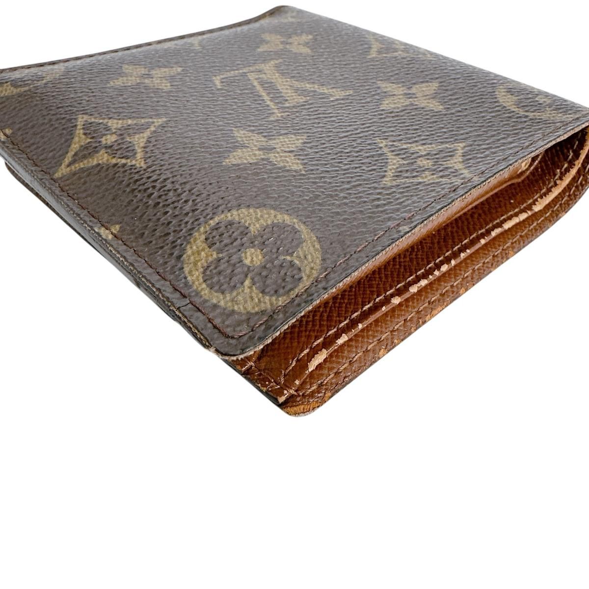 Louis Vuitton Monogram Bifold Wallet Cult Cles Monet Brown — view 8