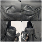 Louis Vuitton Christopher Messenger Epi Noir Black Shoulder Bag — view 6