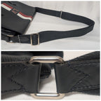 Louis Vuitton Christopher Messenger Epi Noir Black Shoulder Bag — view 8