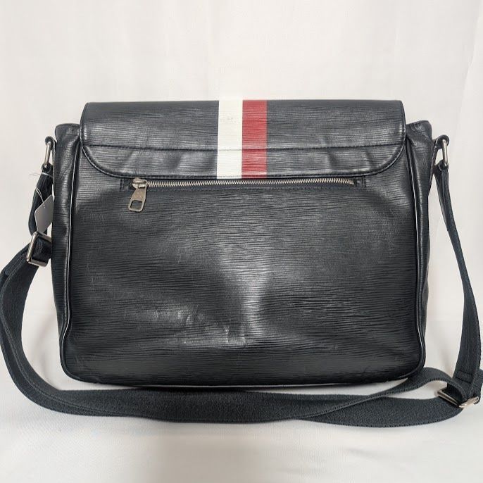 Louis Vuitton Christopher Messenger Epi Noir Black Shoulder Bag — view 2