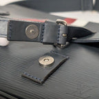 Louis Vuitton Christopher Messenger Epi Noir Black Shoulder Bag — view 5