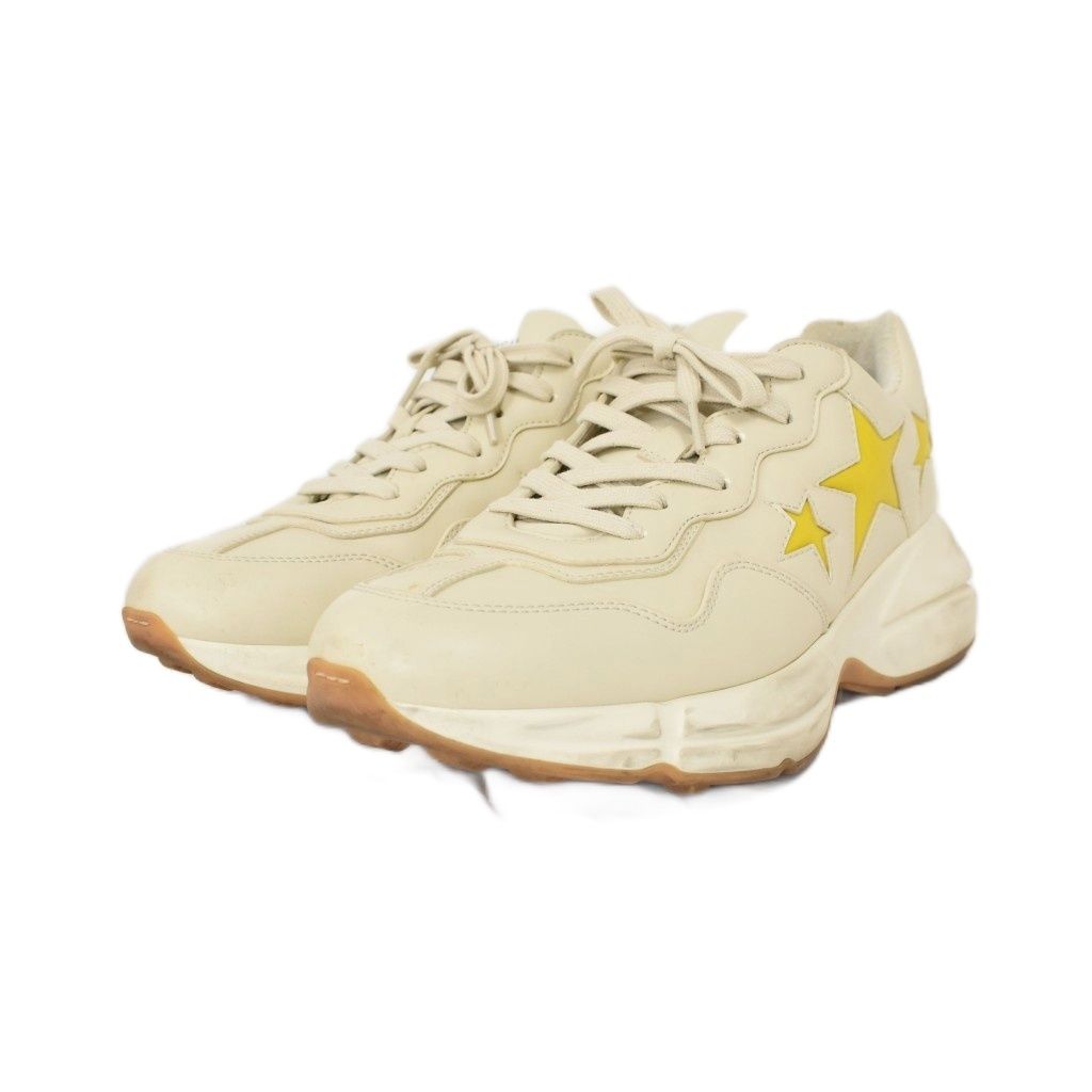 Gucci Ryton Stars Sneakers Leather 8 Beige — view 2