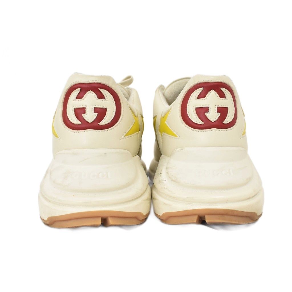 Gucci Ryton Stars Sneakers Leather 8 Beige — view 3