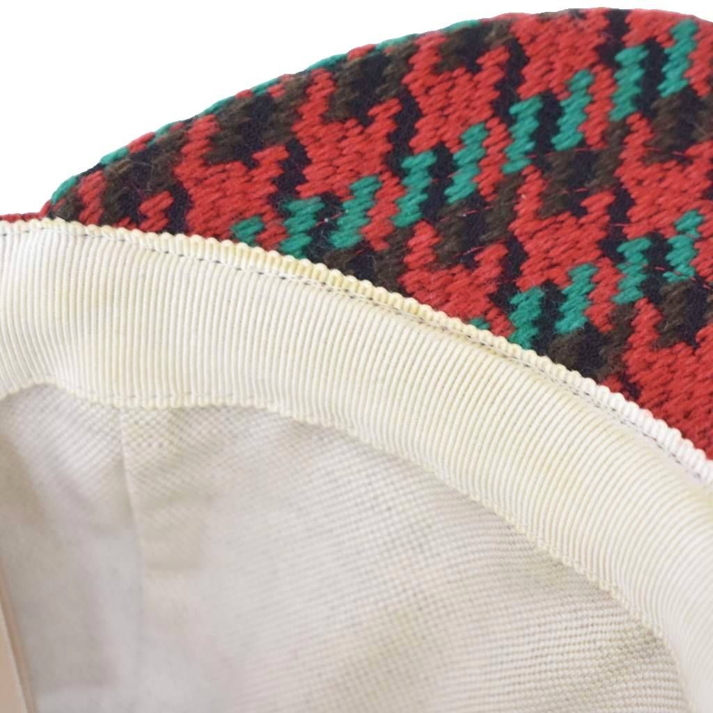 Gucci Interlocking Houndstooth Baseball Cap XL Red Hat — view 8