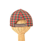 Gucci Interlocking Houndstooth Baseball Cap XL Red Hat — view 4