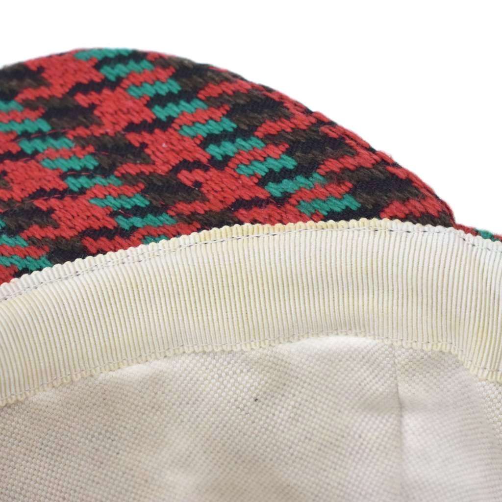 Gucci Interlocking Houndstooth Baseball Cap XL Red Hat — view 7