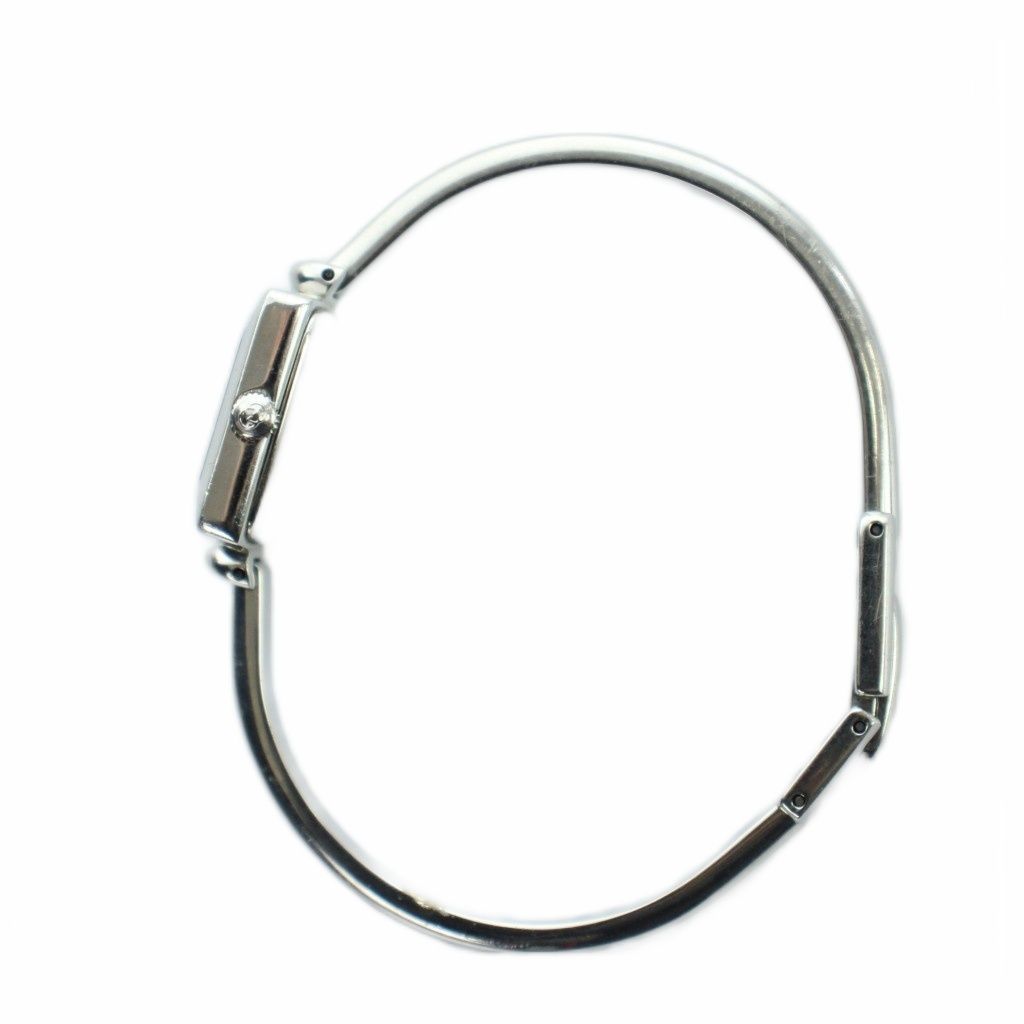 Gucci L Watch Quartz Bangle Black Dial Silver — view 5