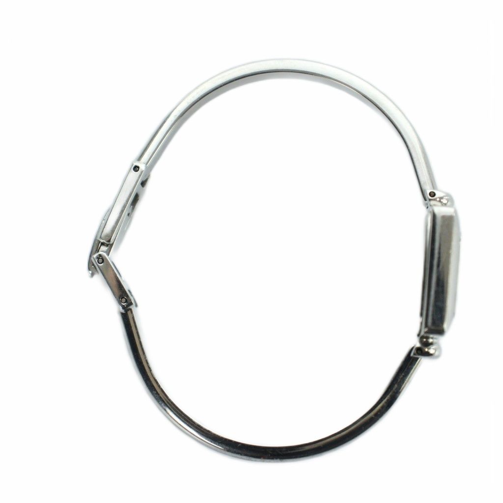 Gucci L Watch Quartz Bangle Black Dial Silver — view 6