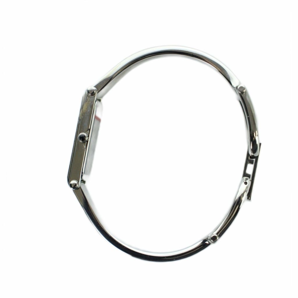 Gucci Watch Bangle Quartz Square Logo Silver — view 5