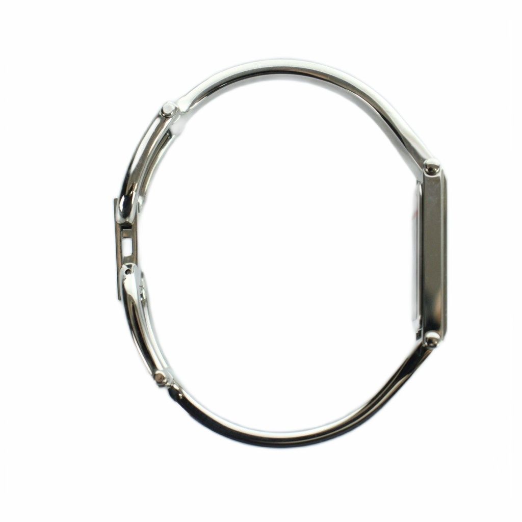 Gucci Watch Bangle Quartz Square Logo Silver — view 6
