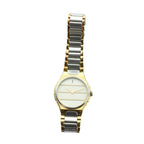 Saint Laurent Yves Watch Quartz Logo Silver Color Gold — view 2