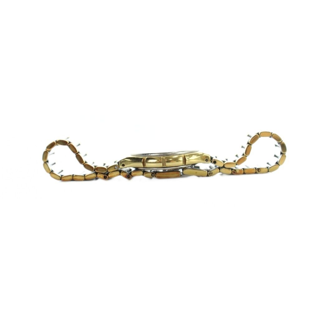 Saint Laurent Yves Watch Quartz Logo Silver Color Gold — view 5