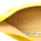 Fendi Sneakers Shoes Espadrilles FF Pattern 7 Yellow — view 7