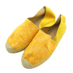 Fendi Sneakers Shoes Espadrilles FF Pattern 7 Yellow — view 2
