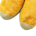 Fendi Sneakers Shoes Espadrilles FF Pattern 7 Yellow — view 3