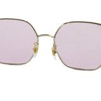 Gucci Sunglasses Full Rim Wellington GG Metal Logo Prescription Purple Gold — view 6