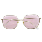 Gucci Sunglasses Full Rim Wellington GG Metal Logo Prescription Purple Gold — view 2