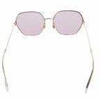 Gucci Sunglasses Full Rim Wellington GG Metal Logo Prescription Purple Gold — view 5