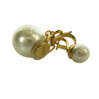 Dior Tribal Earrings for Logo Charm Gold — view 5