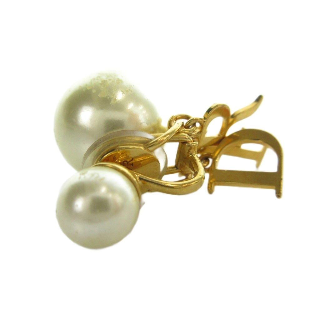 Dior Tribal Earrings for Logo Charm Gold — view 3