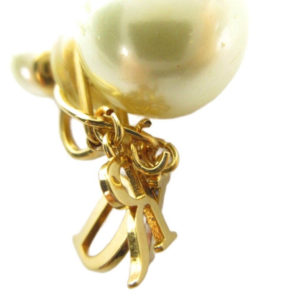 Dior Tribal Earrings for Logo Charm Gold — view 4