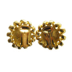 Dior Earrings Clip Type Real Pearl Gold — view 2
