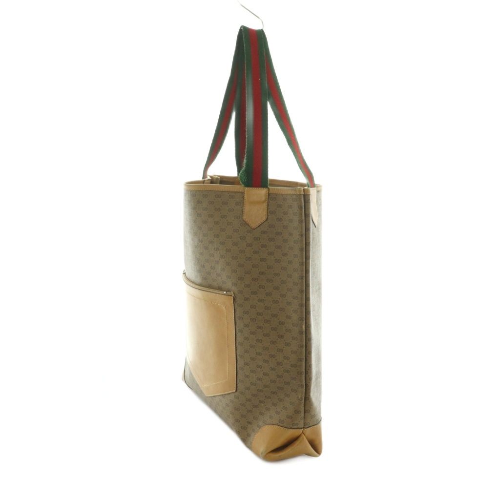 Gucci Tote Leather GG All Over Pattern Beige — view 3
