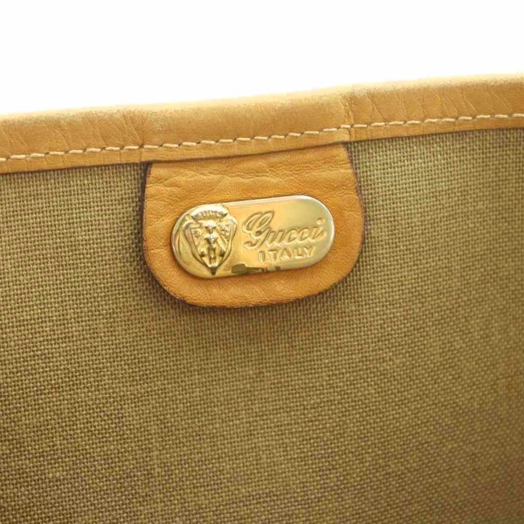 Gucci Tote Leather GG All Over Pattern Beige — view 7