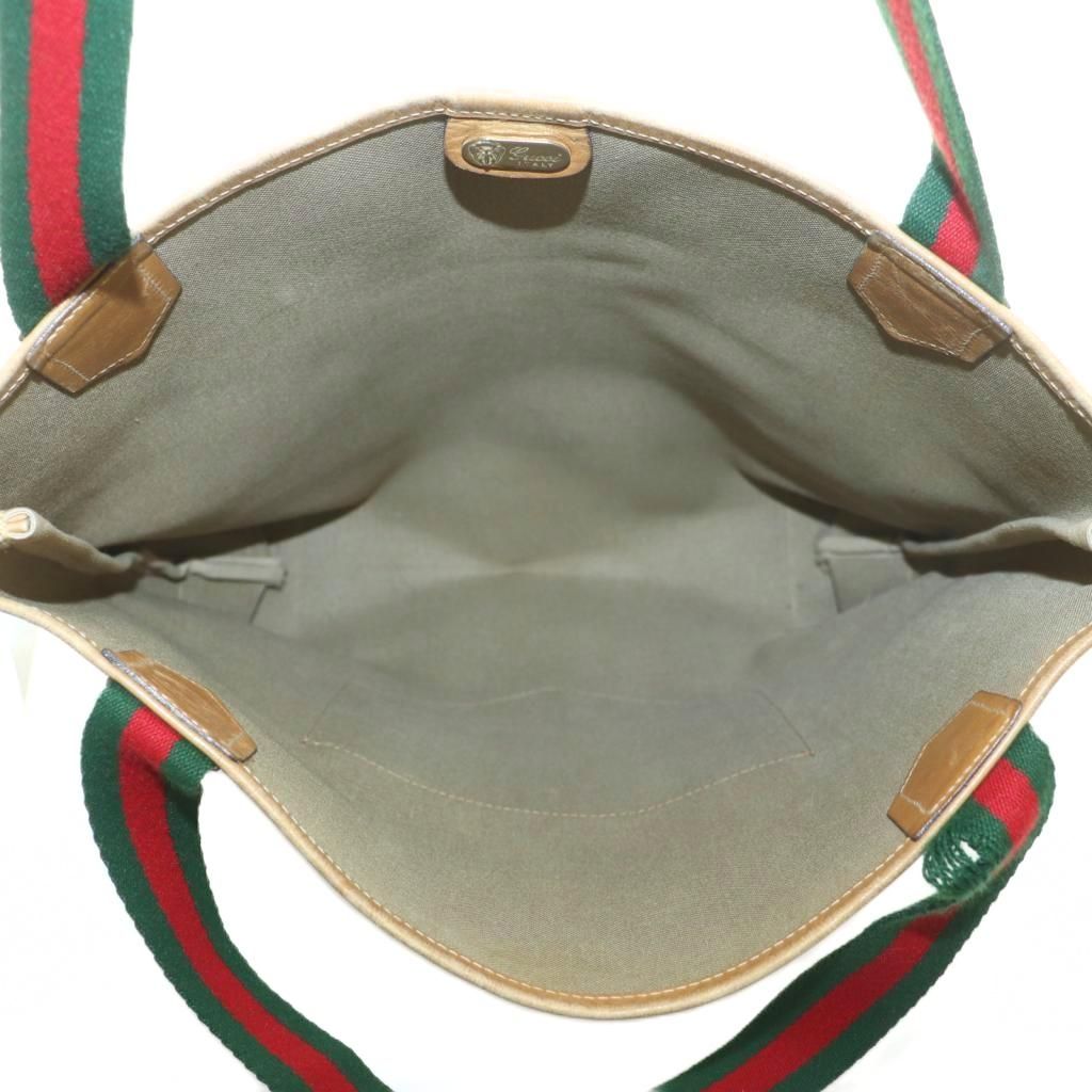 Gucci Tote Leather GG All Over Pattern Beige — view 6