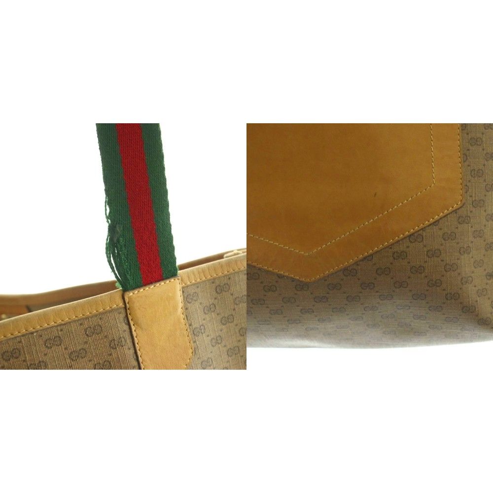 Gucci Tote Leather GG All Over Pattern Beige — view 8
