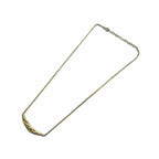 Dior Necklace Logo Rhinestone Gold — view 3