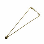 Dior Necklace Pendant Rhinestone Logo Gold — view 3