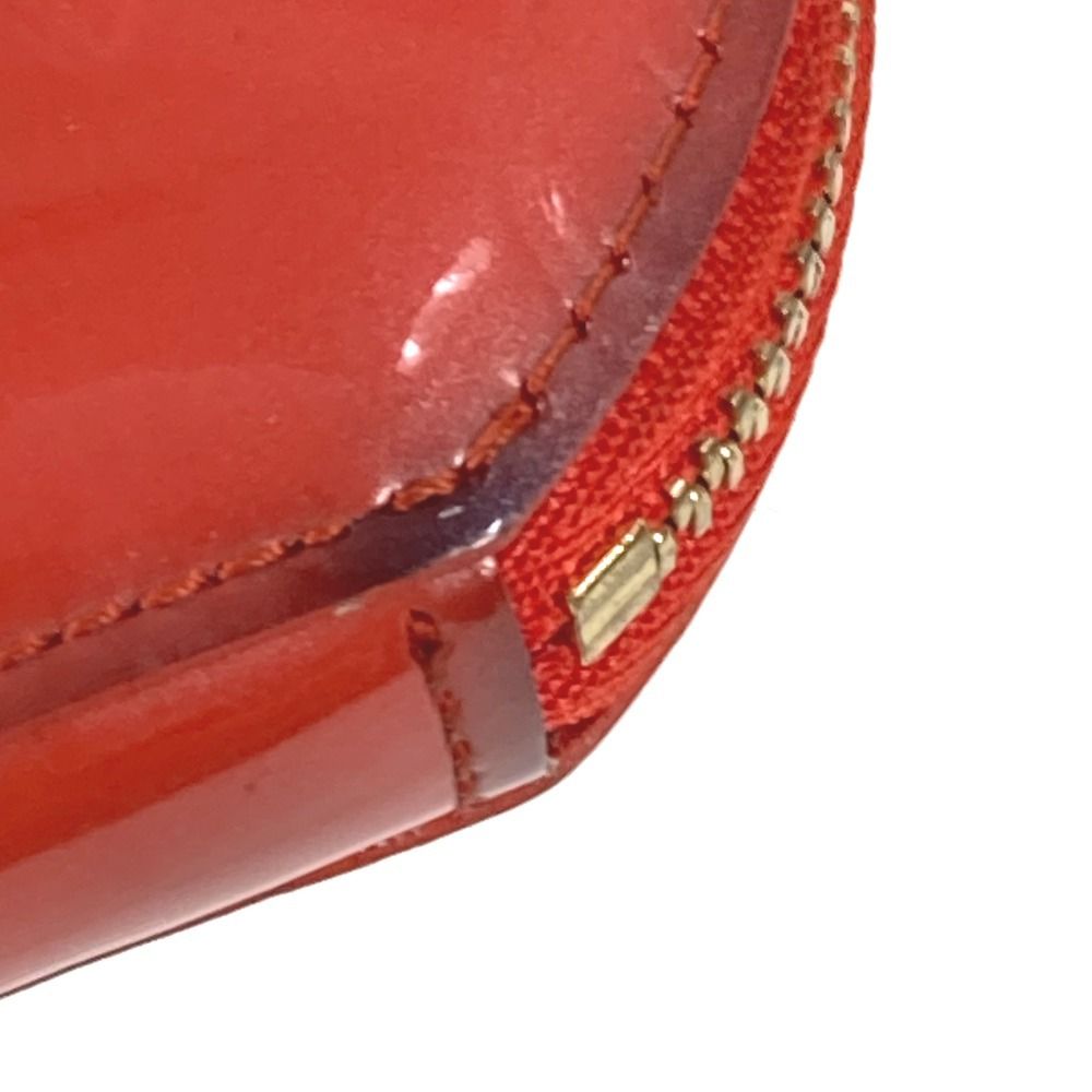 Louis Vuitton Coin Case Porte Monnaie Chapeau Monogram Vernis Orange Sunset — view 8