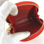 Louis Vuitton Coin Case Porte Monnaie Chapeau Monogram Vernis Orange Sunset — view 3