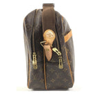 Louis Vuitton Shoulder Bag Reporter GM Monogram Canvas Brown — view 4