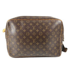 Louis Vuitton Shoulder Bag Reporter GM Monogram Canvas Brown — view 2