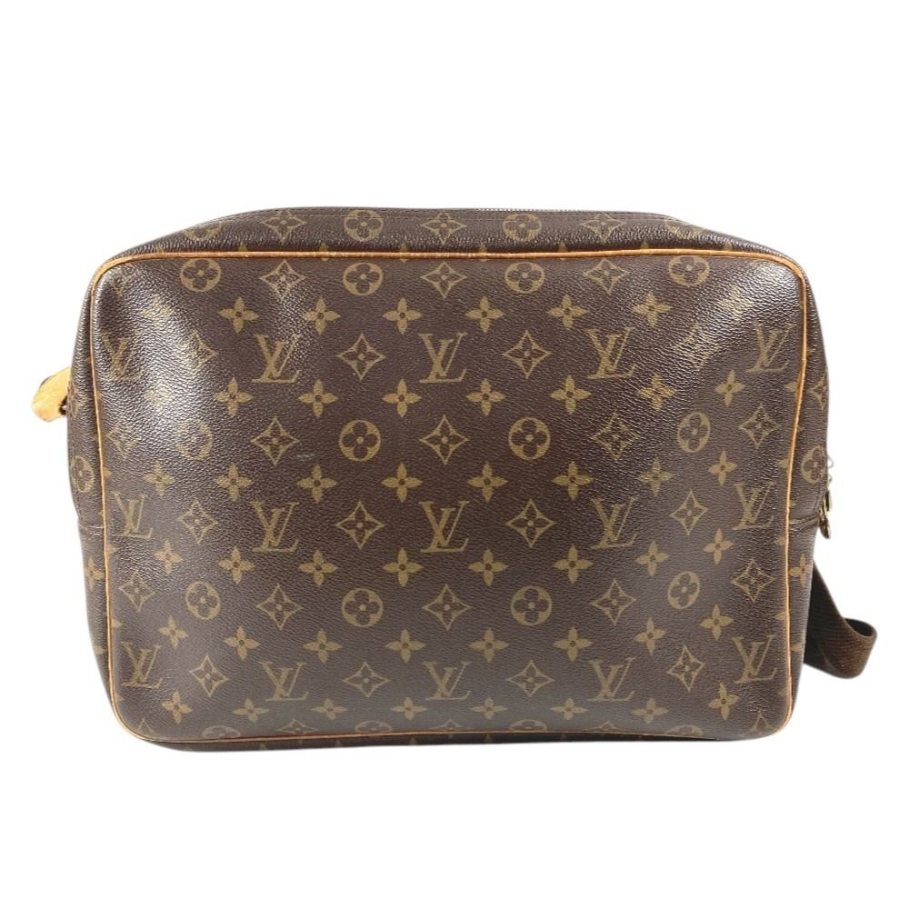 Louis Vuitton Shoulder Bag Reporter GM Monogram Canvas Brown — view 2