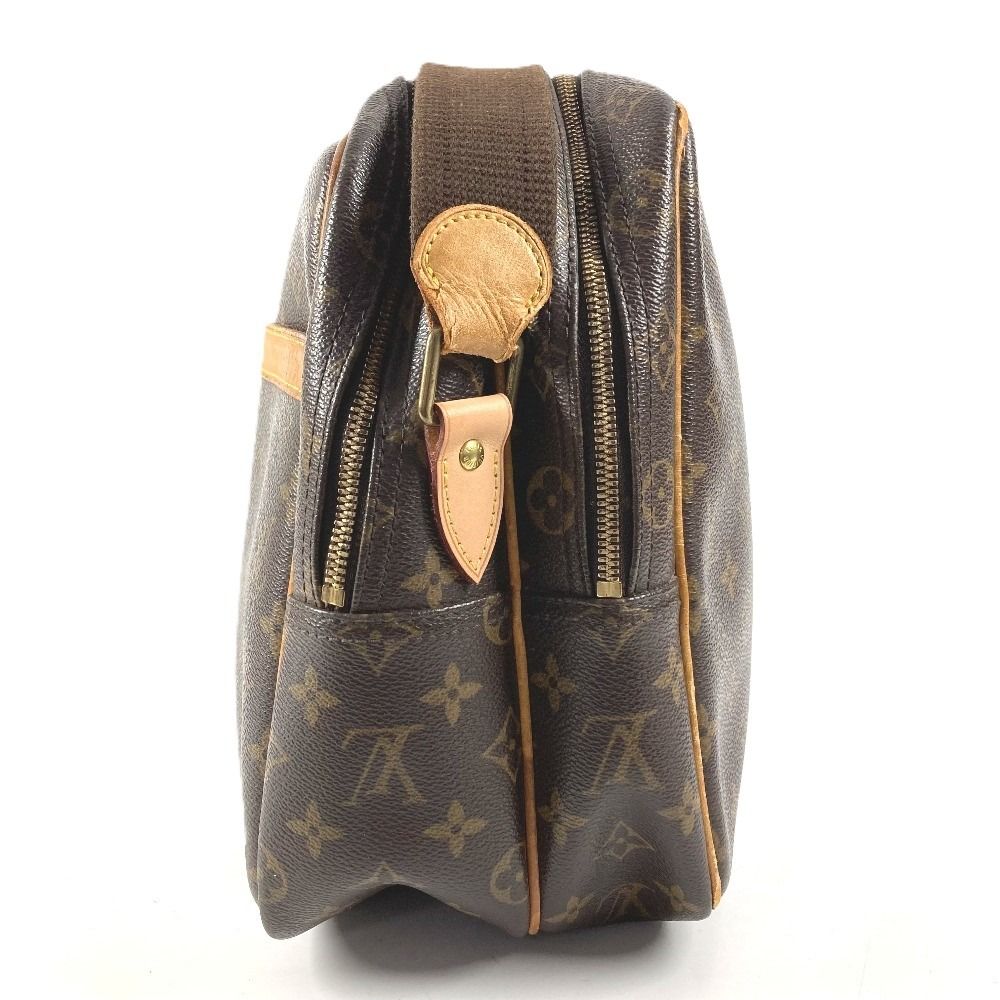 Louis Vuitton Shoulder Bag Reporter GM Monogram Canvas Brown — view 3