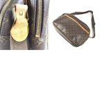 Louis Vuitton Shoulder Bag Reporter GM Monogram Canvas Brown — view 9