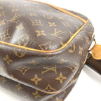 Louis Vuitton Shoulder Bag Reporter GM Monogram Canvas Brown — view 6