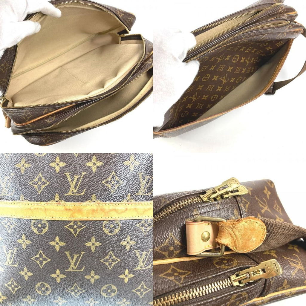 Louis Vuitton Shoulder Bag Reporter GM Monogram Canvas Brown — view 8