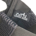 Hermes Shoulder Bag Pochette Canvas Gray — view 4