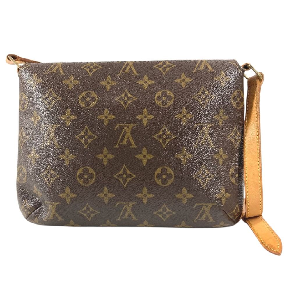 Louis Vuitton Shoulder Bag Musette Tango Monogram Canvas Brown — view 2