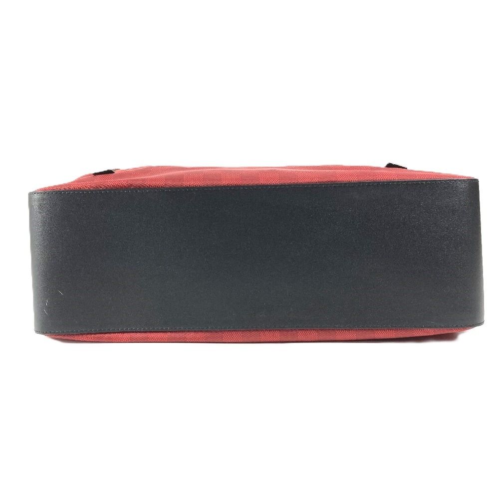 Louis Vuitton Shoulder Bag Sora No Leather Nylon Red — view 5