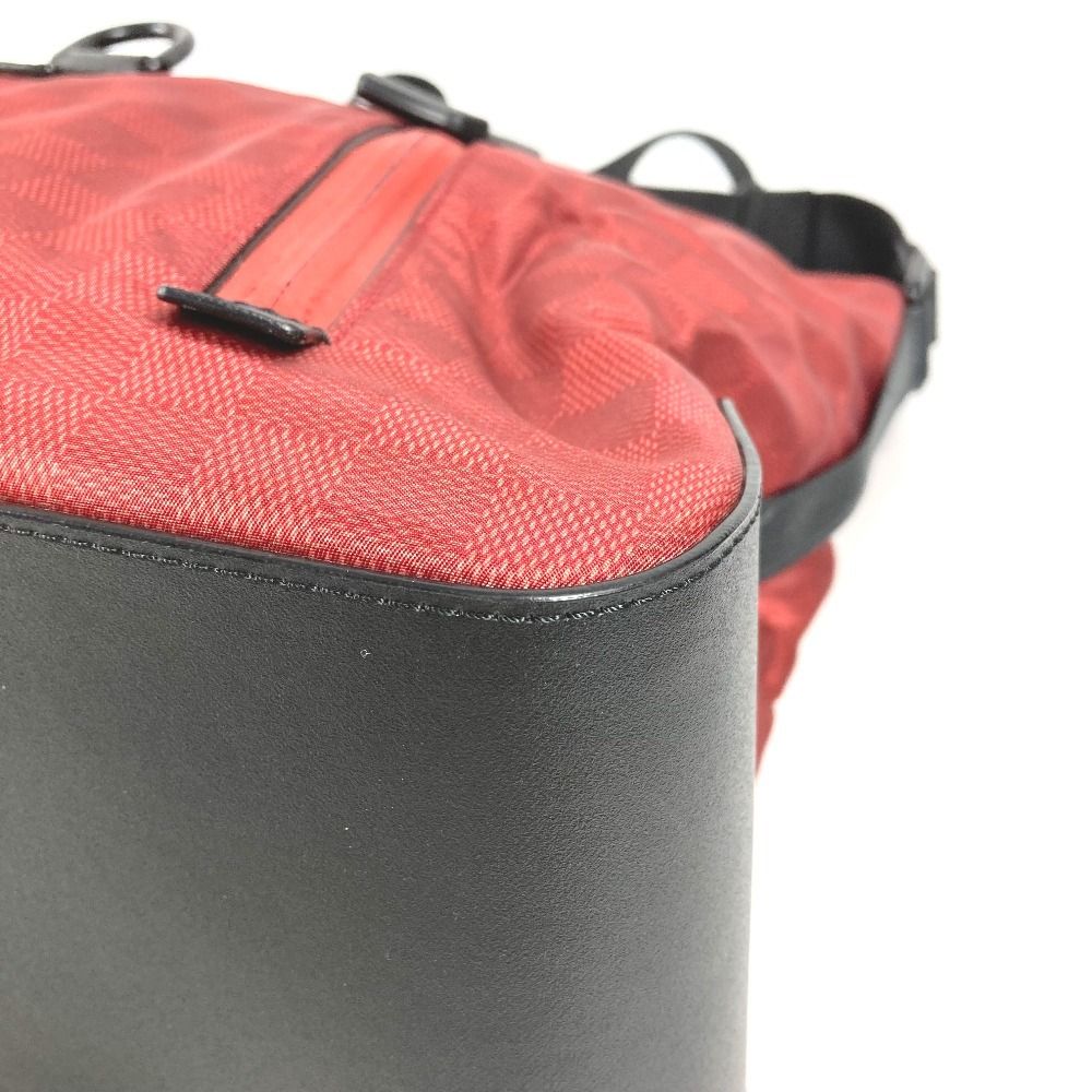 Louis Vuitton Shoulder Bag Sora No Leather Nylon Red — view 6